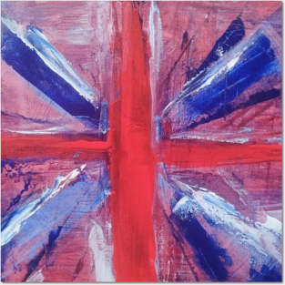 Broken flag Posters and Art